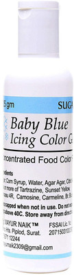 

SUGARIN Icing Color Gel, Baby Blue, 125 gm Icing(125 g, NA)