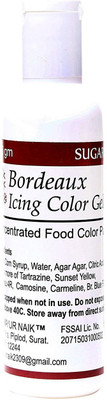 

SUGARIN Icing Color Gel, Bordeaux, 125 gm Icing(125 g, NA)