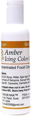 

SUGARIN Icing Color Gel, Amber, 125 gm Icing(125 g, NA)