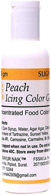 

SUGARIN Icing Color Gel, Peach, 125 gm Icing(125 g, NA)