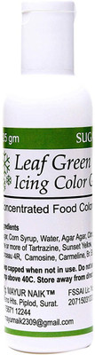 

SUGARIN Icing Color Gel, Leaf Green, 125 gm Icing(125 g, NA)