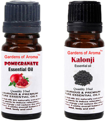 

Gardens Of Aroma Pomegranate Essential Oil And Kalonji Essential Oil(20 ml)