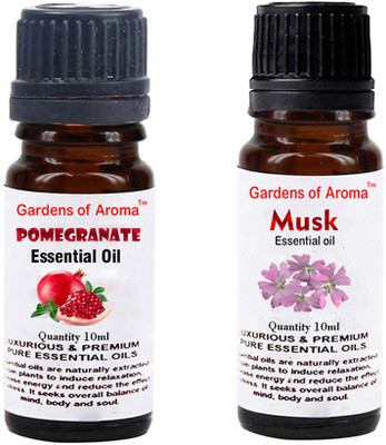 

Gardens Of Aroma Pomegranate Essential Oil And Musk Essential Oil(20 ml)