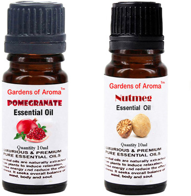 

Gardens Of Aroma Pomegranate Essential Oil And Nutmeg Essential Oil(20 ml)