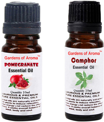 

Gardens Of Aroma Pomegranate Essential Oil And Camphor Essential Oil(20 ml)