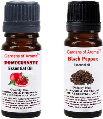 

Gardens Of Aroma Pomegranate Essential Oil And Black pepper Essential Oil(20 ml)