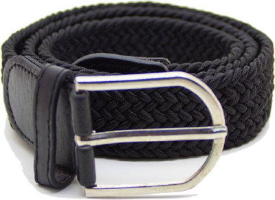 

Bageera Men & Women Black Canvas Belt