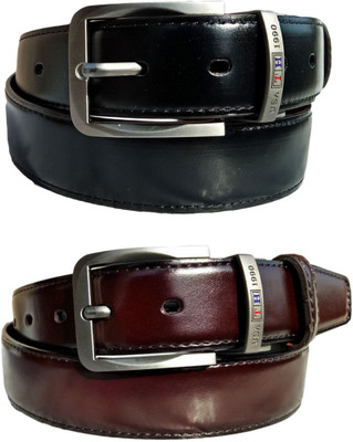 

Infiprises Men Casual, Formal, Party Black, Brown Genuine Leather Reversible Belt, Black;dark brown