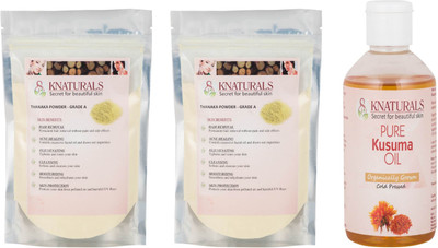 

KNATURALS 200G Thanka Powder and Kusuma Oil 200Ml(400 g)