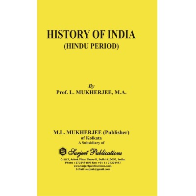 History of India (Hindu Period)(English, Paperback, L. Mukherjee)