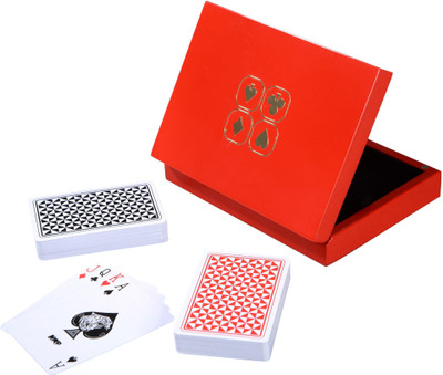 

Cerasus Playing Card Box with High Gloss Finish(Red)