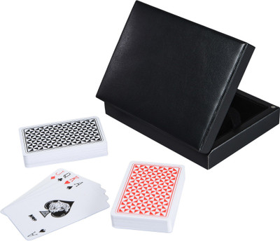 

Cerasus Playing Card Box with Leatherette Finish(White)