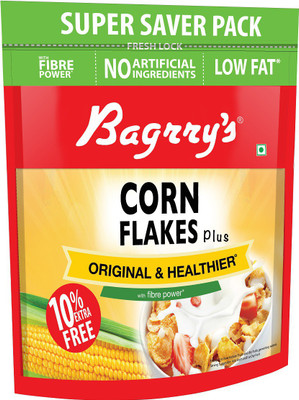 

Bagrry's Corn Flakes Plus Original and Healthier(800 g, Pouch)
