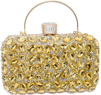 

Chouhan Stylish Party Gold Clutch