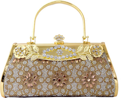 

Chouhan Stylish Party Gold Clutch