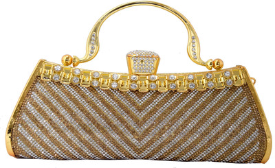 

Chouhan Stylish Party Gold Clutch