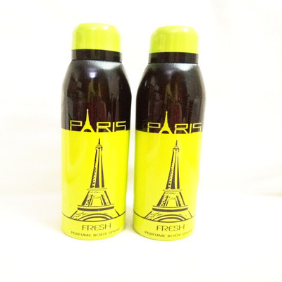 

Paris FRESH Perfume Body Spray - For Men & Women(400 ml, Pack of 2)