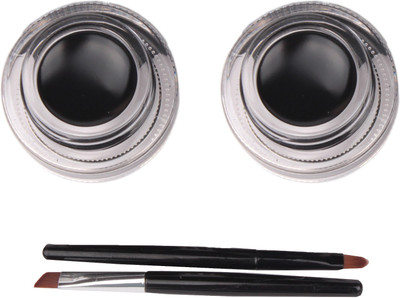 

Music Flower 2 in 1 Black & Black Water Proof & Smudge Proof 24hrs Gel Eyeliner 6 g(Jet Black)