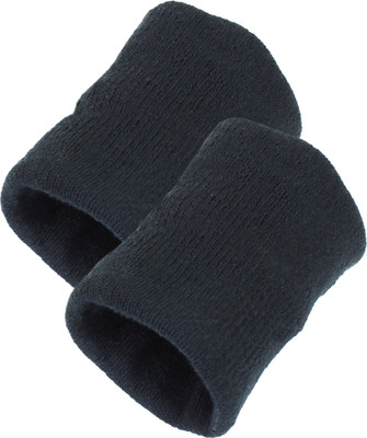 

Neska Moda Cotton Wrist Band and Fitness Band(Black, Pack of 2)