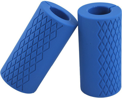 

Kobo Thick Bar Grips Turns Barbell, Dumbbell, and Kettlebell Into Shark Gripz For Fat Bar Training And Muscle Growth Hand Grip/Fitness Grip(Blue)