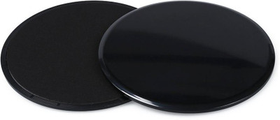 

Insasta Abdominal Trainers Core Exercise Sliders Fitness Gliders Work on Carpets and Floors and Any Other Surface, Set of 2 Exercise Sliding Discs(Color May Vary) Ab Exerciser(Black)