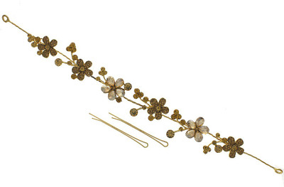 

Anuradha Art Jewellery French Roll Pin Hair Pin(Gold)