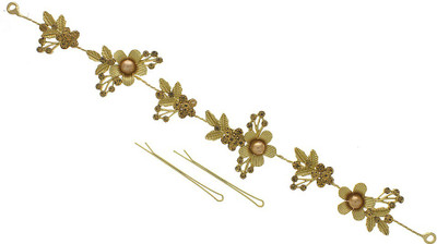

Anuradha Art Jewellery French Roll Pin Hair Pin(Gold)