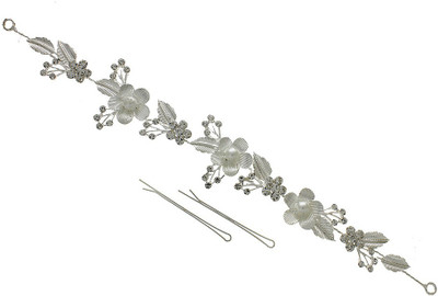 

Anuradha Art Jewellery French Roll Pin Hair Pin(Silver)
