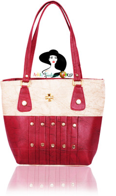 Ankita Fashion World Shoulder Bag(White, Maroon), Maroon;white