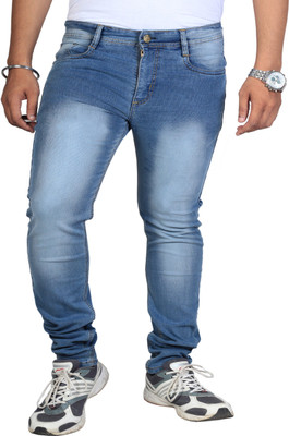 OFF on Lzard Slim Men Light Blue Jeans 