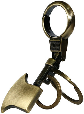 

Zyamalox Golden Heavy Metal Axe Key Chain