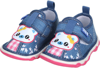 MeeMee Boys & Girls Velcro Casual Boots(Light Blue
