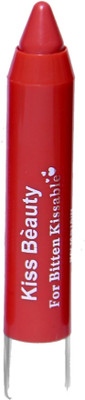

Kiss Beauty Kiss Proof Crayon Matte Lipstick(Cherry Red, 3.2 g)