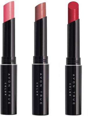 

Avon Anew Avon Lip Stylo Lipstick - set of 3(cappucino-frisky red-forever pink)