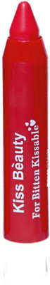 

Kiss Beauty Kiss Proof Crayon Matte Lipstick(Hot Red, 3.2 g)