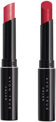 

Avon Anew Avon Lip Stylo Lipstick - set of 2(rose creme-frisky red)