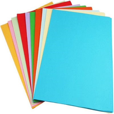 

Nivel 01 Multi Colour Sheets A3 Coloured Paper(Set of 10, Multicolor)