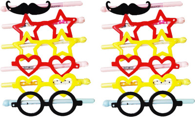 

OrderWishes Party Propz Selfie Pens attractive for Birthday Return Gift / Party Favor Gel Pen(Pack of 12)