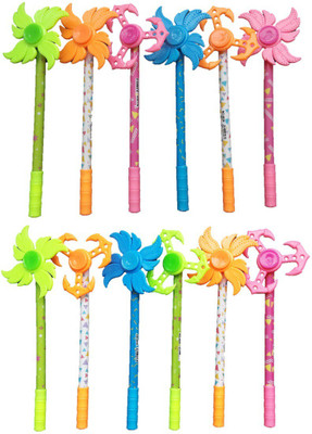 

OrderWishes Spinner Pens with Finger Spinner for Birthday Return Gift Gel Pen(Pack of 12)