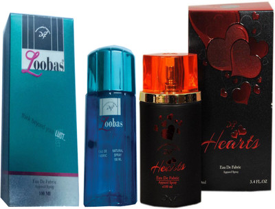 

dsp HEARTS RED PERFUME 100 ML + LOOBAS PERFUME 100 ML Eau de Parfum - 100 ml(For Men & Women)