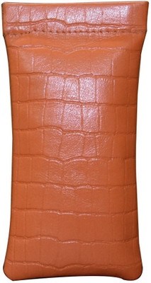 

Prodigy PG0126 ORANGE COLOR CROCO PRINT LEATHER SPECTICAL CASE Pouch(Orange)