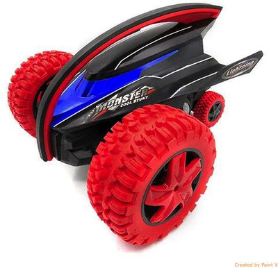 

Curtis Toys 360 Degree Bouncing Function Rotation Devil Fish Crazy Gyro Car 2.4G 4CH RC Car RTR(Black and Red)