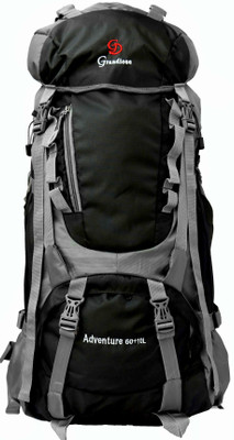 

GRANDIOSE 70L Black Hiking Backpack / Rucksack bags (GTB67001BL) Rucksack - 70 L(Black)