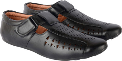 

Aadi Men Black Sandals