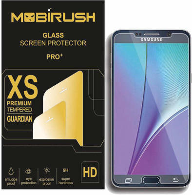 MOBIRUSH Tempered Glass Guard for Samsung note5(Pack of 1)