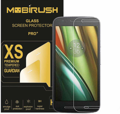 MOBIRUSH Tempered Glass Guard for MOTO_E3(Pack of 1)