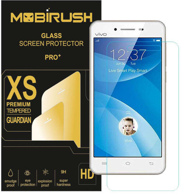 MOBIRUSH Tempered Glass Guard for Vivo V1(Pack of 1)