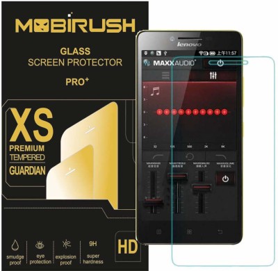 MOBIRUSH Tempered Glass Guard for Lenovo A6000(Pack of 1)