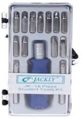 

Marketwala Jackley JK- 16 Handtoool Standard Screwdriver Set(Pack of 16), Blue