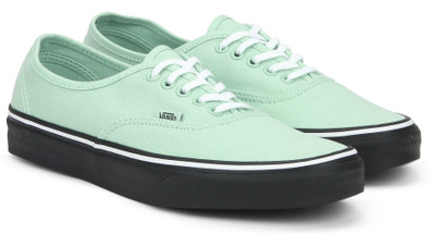 

Vans Authentic Canvas Shoe For Men(Green, (black outsole) harbor gray/true white